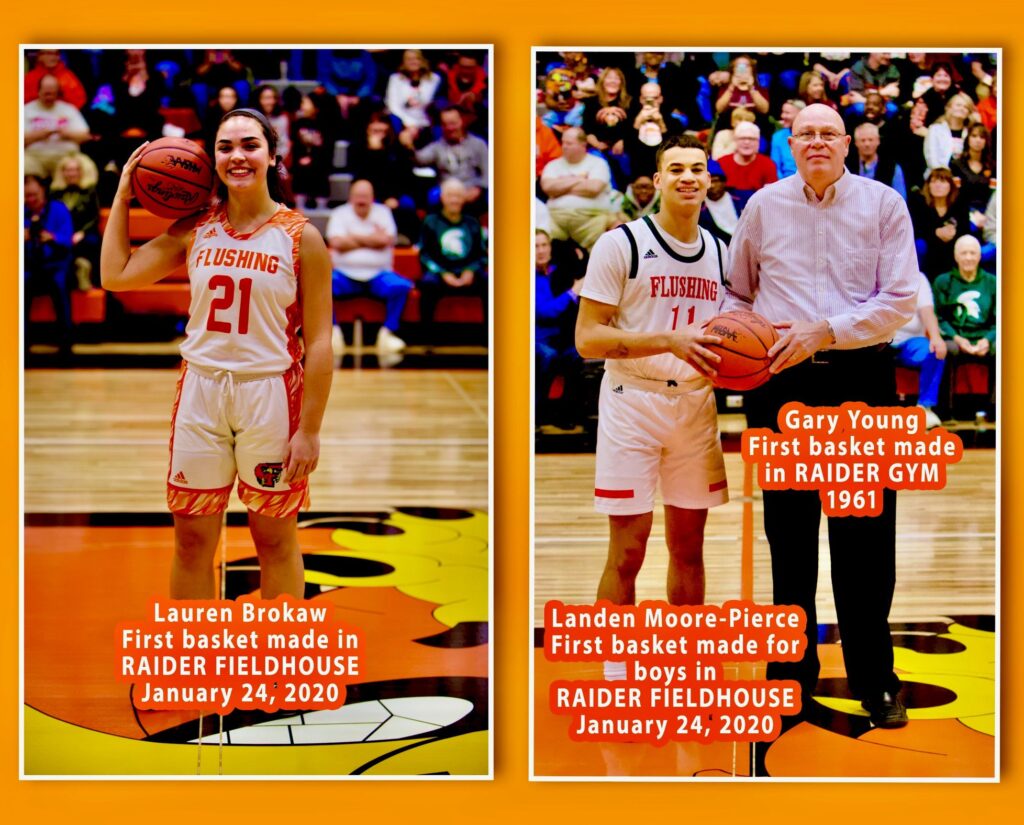 First basket made in RAIDER GYM Flushing Area Museum