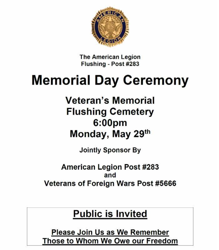 Memorial Day Ceremony 2017