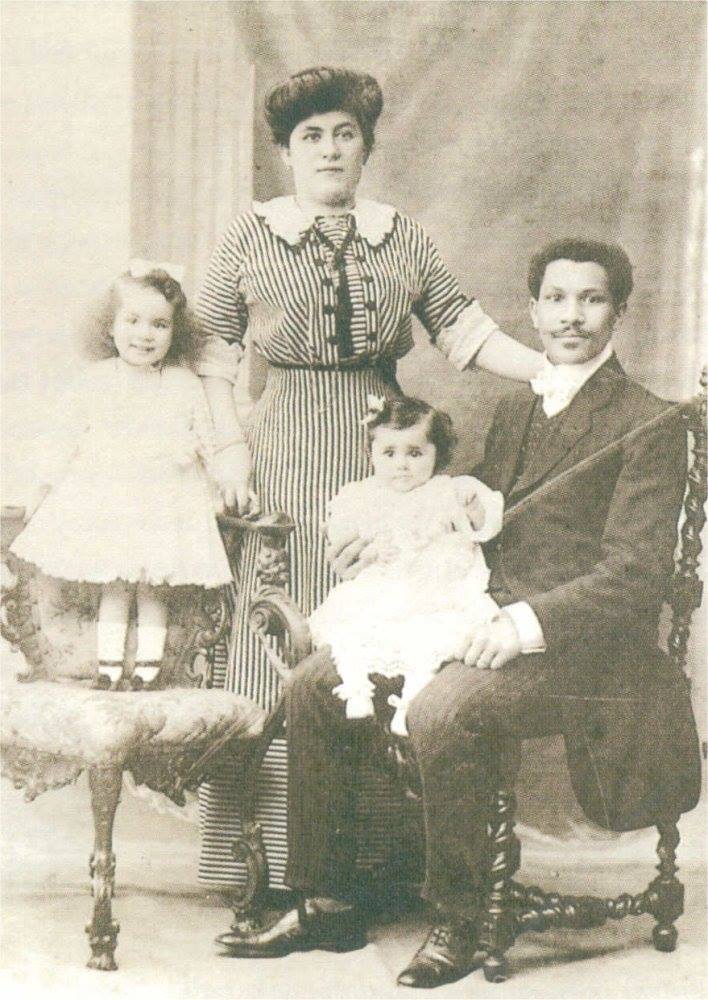 Mr. & Mrs. Joseph Laroche boarded Titanic with two daughters
