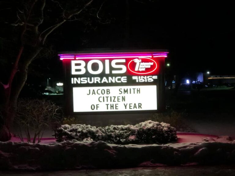 Check that out! Thanks Bois Insurance Agency!!!