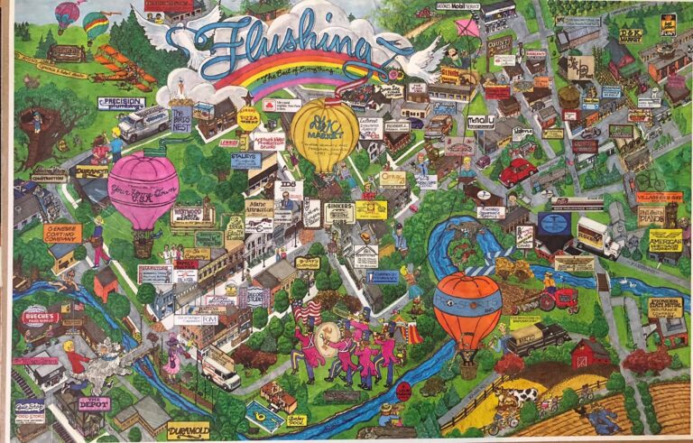 Who remembers this map of town?